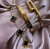 LUXE BLACK CLOVER-CARTIER-NAIL